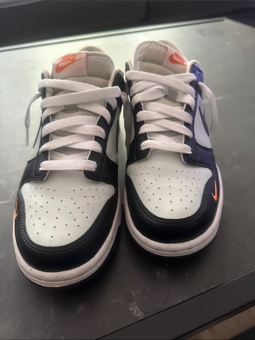 Nike Dunk Low "Black/Total Orange" sneakers